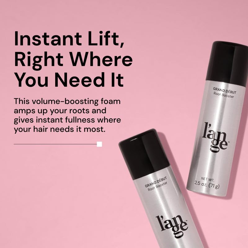 L'ANGE HAIR Grand Début Root Booster Hair | Thickening Spray Foam | Volumizes and Lifts Fine Hair | Strong Hold and Texture Styling Spray for Long-Lasting Finish | Lightweight, Flexible Formula