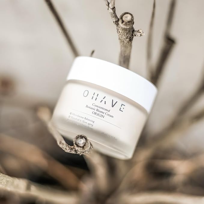 OHAVE Soothing Moisture Cream - Hydrating & Calming Face Moisturizer for Sensitive Skin, Natural Botanical Ingredients, Deep Nourishment, Lightweight & Non-Greasy, 50ml