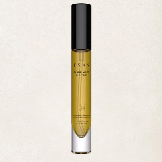 ESAS NYC Sandalwood & Citrus – Organic Perfume Mist, MADESAFE® – FRESH | CITRUS | SANTAL – 0.33 oz Fragrance EDP