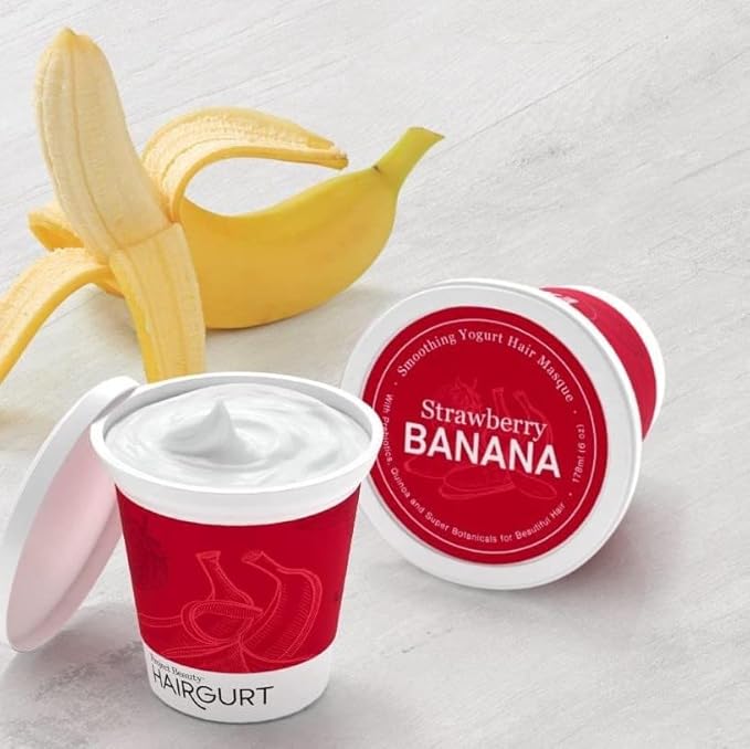 Smoothing Yogurt Deep Conditioning Hair Masque, For Thicker, Fuller Hair. Mask With Prebiotics, Protein, Macadamia, And Organic Oils For Frizzy Or Bleached Hair. Sulfate Free (6 oz)