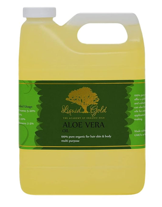 32 oz - Premium Aloe Vera Oil - 100% Pure Natural Organic Skin Hair Body Care