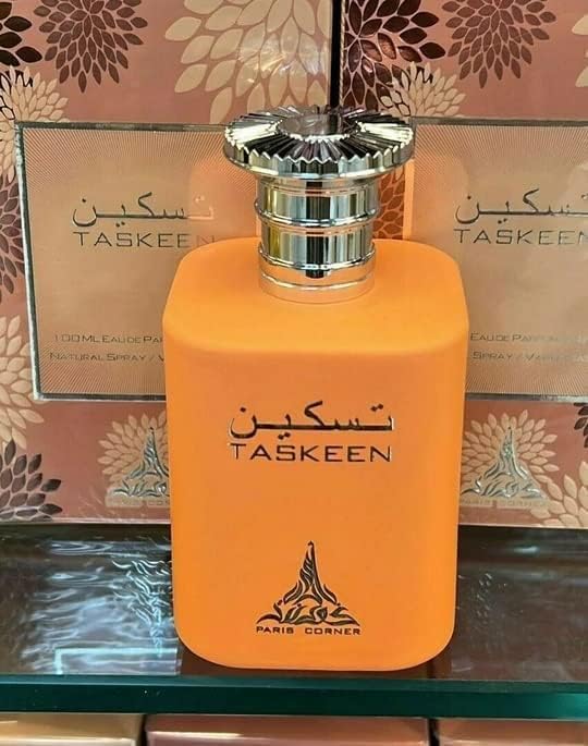 Paris Corner Taskeen Peach Tea Perfume Edp 3.4 Fl Oz - Fruity Unisex Fragrance for Men and Women