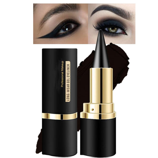 Ultra-Pigmented Black Eyeliner – delineador de ojos for Bold, Goth-Inspired Looks, Waterproof & Smudge-Proof Formula, Long-Lasting & Intense Color for Dramatic and Smoky Eyes Makeup