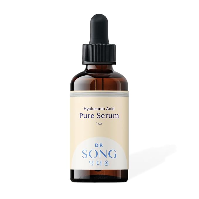 Pure Hyaluronic Acid Serum, Korean Skin Care Moisturizer, Anti Aging Korean Beauty (1 Fl Oz)