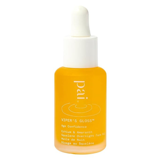 PAI SKINCARE - Organic Viper's Gloss Echium + Amaranth Overnight Face Oil | Natural, Vegan, Sensitive Skincare (1 fl oz | 30 mL)