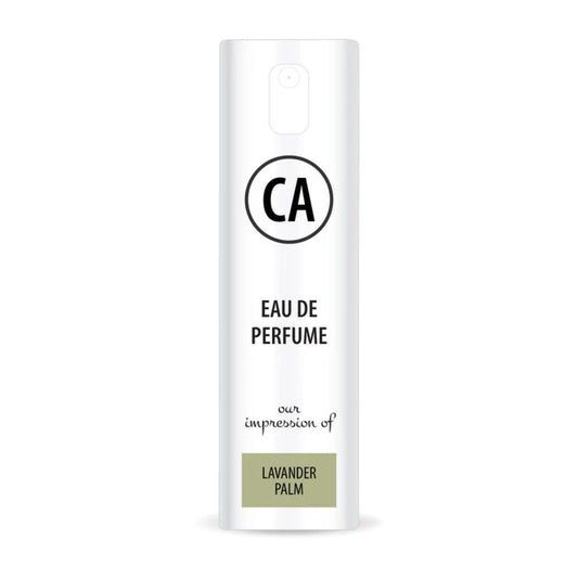 CA Perfume Impression of Lavander Palm Unisex Eau De Parfum Aromatic Scent Long Lasting Unisex Fragrance Travel Size TSA Ready for Day and Night Wear 0.33 Fl Oz 10ml