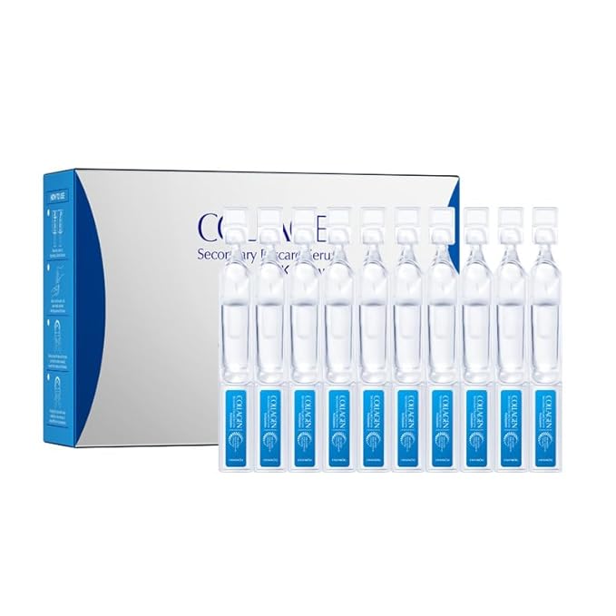 Collagen Serum for Face - Hydrating Serum with Hyaluronic Acid, Anti-Wrinkle & Firming Facial Serum, Repair Skin Barrier, Travel-Size Skincare, Single-Use Vials Skincare, 1.5ml x 30PCS