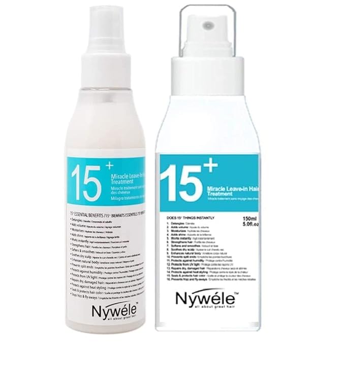 Nywele 15+ Miracle Leave in Hair Treatment 5.OZ PACK OF 2