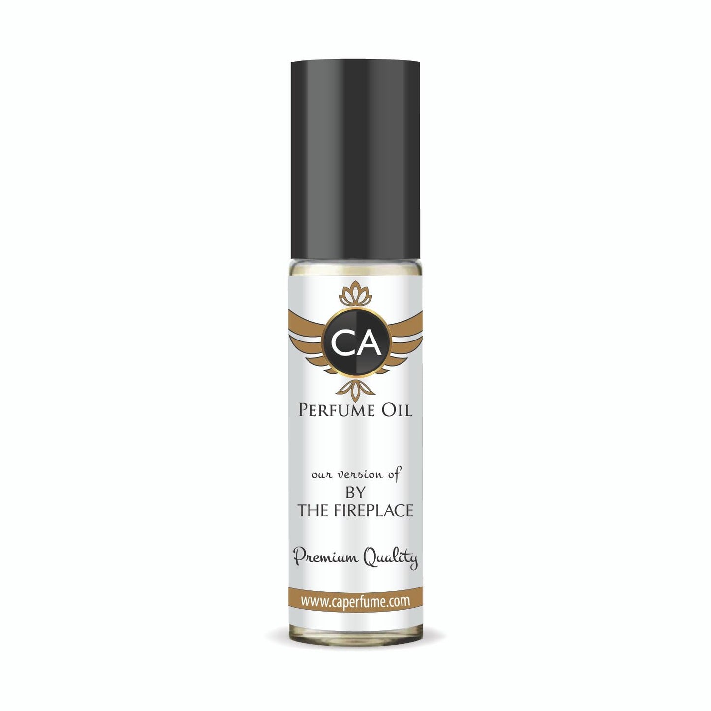 CA Perfume Impression of By The Fireplace Unisex Fragrance Oil Woody Scent Long Lasting Perfumes for Women & Men Travel Size TSA Ready Mini Parfum Body Oil Roll-on 0.33 Fl Oz 10ml