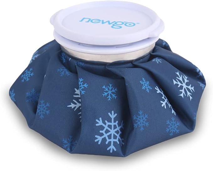 NEWGO Bundle of Cooling Eye Mask and Ice Bag 6 Inch