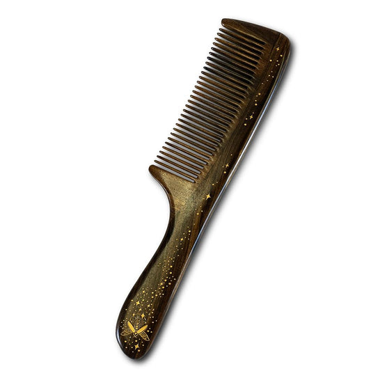 TAN MUJIANG Wood Hair Comb for Women Antistatic Firefly 1pc