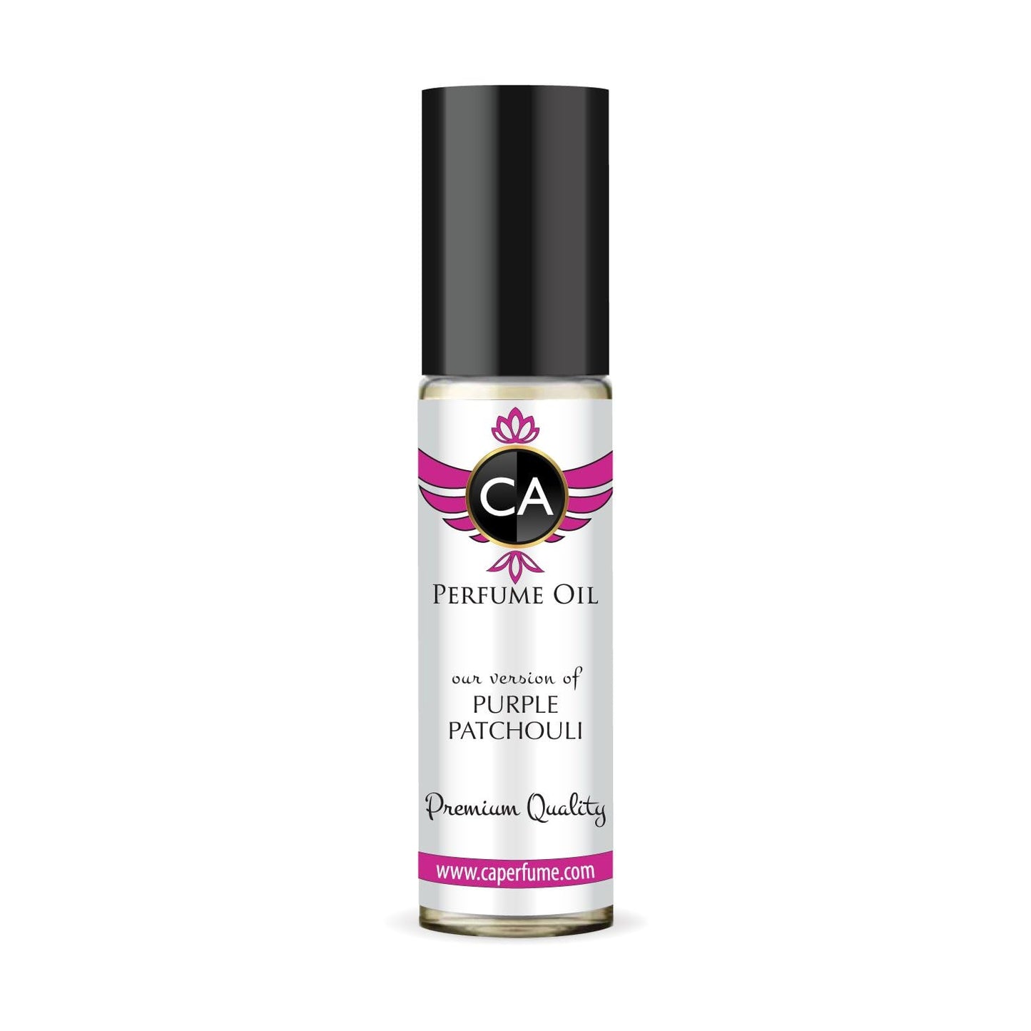 CA Perfume Impression of Purple Patchouli Unisex Fragrance Oil Floral Woody Musk Scent Long Lasting Perfumes for Women & Men Travel Size TSA Ready Mini Parfum Body Oil Roll-on 0.33 Fl Oz 10ml