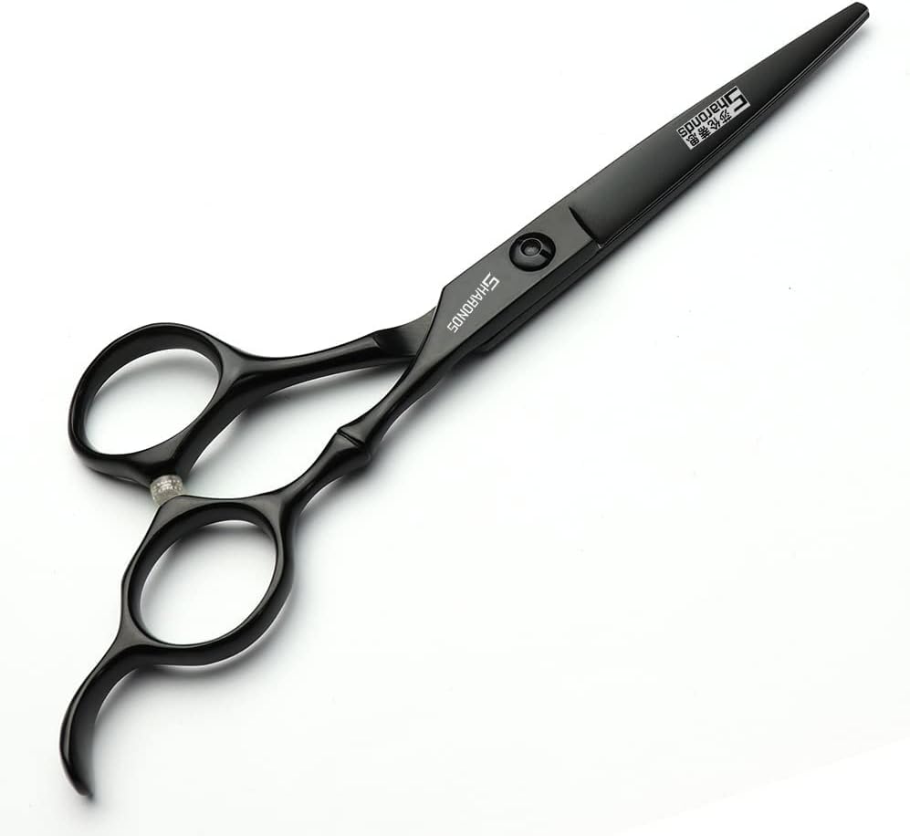 6/7 Inch Hairdressing Scissors Set Barber Shop Hair Scissors Styling Tools (5.5 Flat shear)