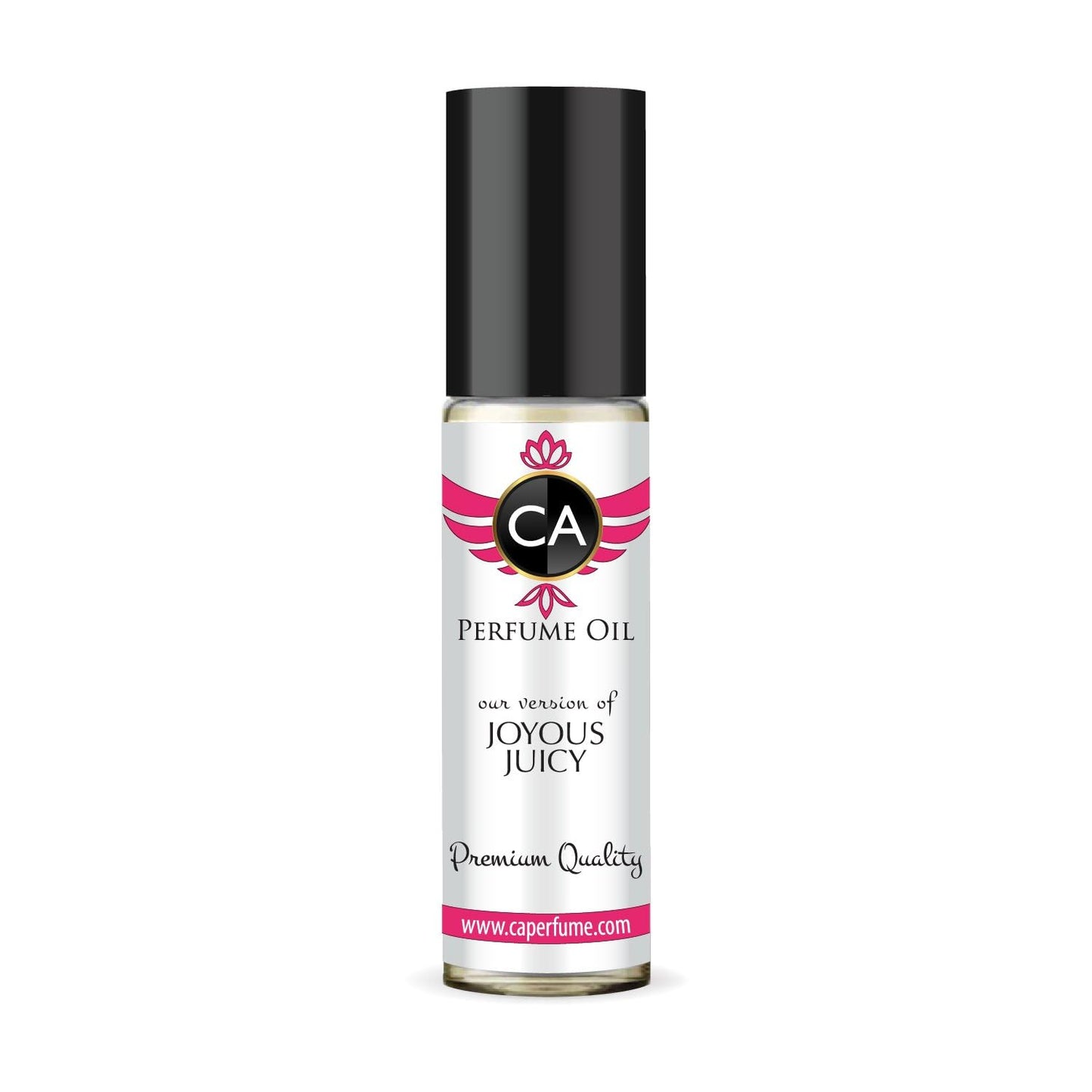 CA Perfume Impression of Joyous Juicy for Women Fragrance Oil Floral Fruity Gourmand Scent Long Lasting Perfumes for Women Travel Size TSA Ready Mini Parfum Body Oil Roll-on 0.33 Fl Oz 10ml