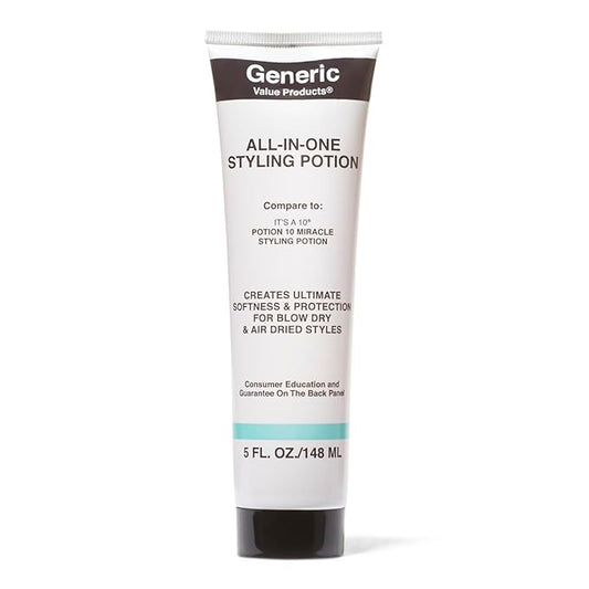 Generic Value Products AllinOne Styling Potion, Detangles, Reduces Frizz, Adds Softness and Shine, Lightweight, 5 Oz