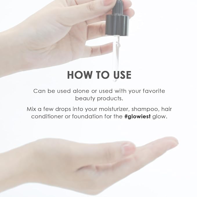 DREAM GLOW BEAUTY OIL - Natural Facial Oil for All Skin Types - Clean Beauty, Camellia Japonica SeedOil, CastorOil - 30ml (1.01 fl. oz.)