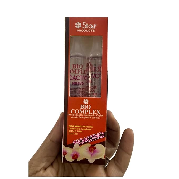 Dominican Hair Product Bio Complex Ampoulle .61oz - 1 Ampoule