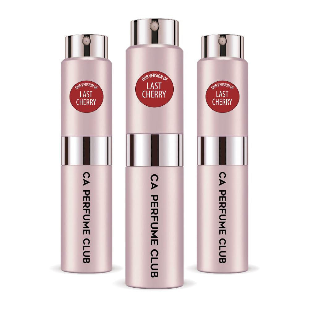 CA Perfume Impression of Last Cherry for Women and Men Amber Floral Scent Long Lasting Unisex Fragrance Eau De Parfum Travel Size Refillable Atomizer Spray 0.27 Fl Oz 8ml