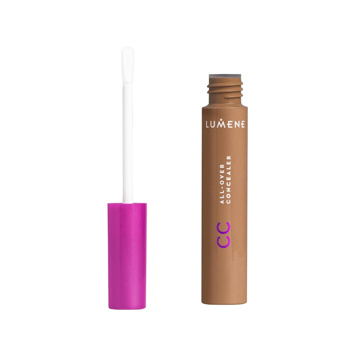 Lumene Under Eye Concealer - CC All-Over Hydrating Concealer with Medium Coverage - Multi-Tasking Under Eye Makeup Infused with Hyaluronic Acid with a Skin-Like Finish - 5 Deep Tan (0.3 fl oz)