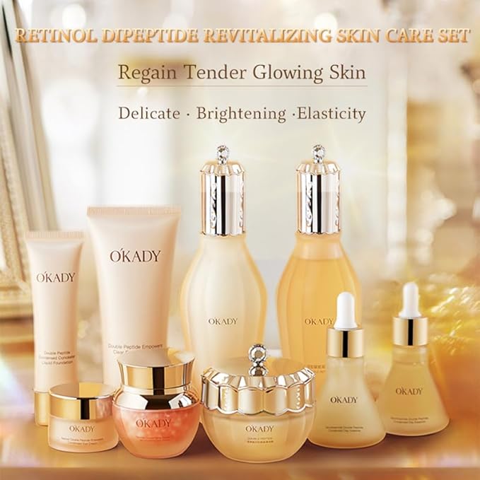 Moisturzing Skincare Sets 9-In-1 Daily Skin Care Routine For Women Mother's Day Gift Valentine's Day Gift Birthday Gift Valentine's Day Gift