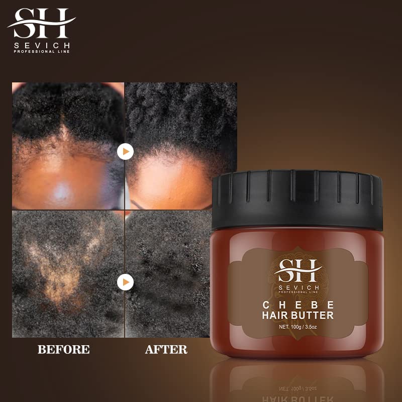 SEVICH Naturals Chebe Powder Hair Treatment Mask - 3.5fluid ounces Conditioner for Dry Damaged Loss-hair Men&Women