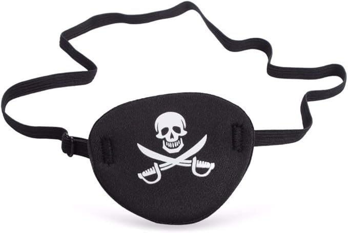 2pcs Pirate Eye Patch Pirate Patch Pirate Eye Patches Eye Patch Pirate Adult Eye Patch Pirate Kids Mens Pirate Eye Patch Halloween Eye Patch for Eye Patch Costume Kids Eye Patch Costume