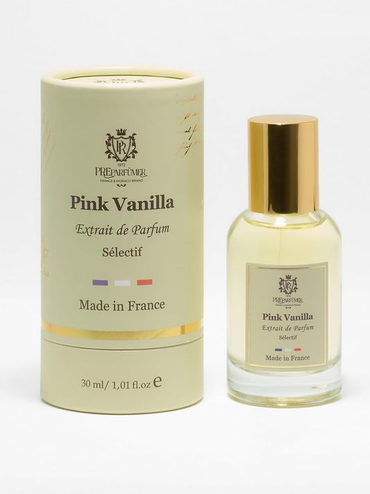 From France Pink Vanilla for Women 30ml – Floral Gourmand Scent From France – Luxury Fragrance with Saffron, Rose – Long Lasting Perfume With Caramel and Vanilla Notes