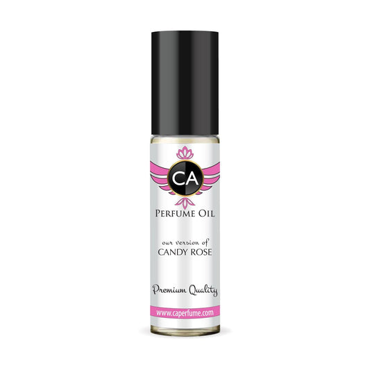 CA Perfume Impression of Candy Rose for Women Fragrance Oil Floral Fruity Scent Long Lasting Perfumes for Women Travel Size TSA Ready Mini Parfum Body Oil Roll-on 0.33 Fl Oz 10ml