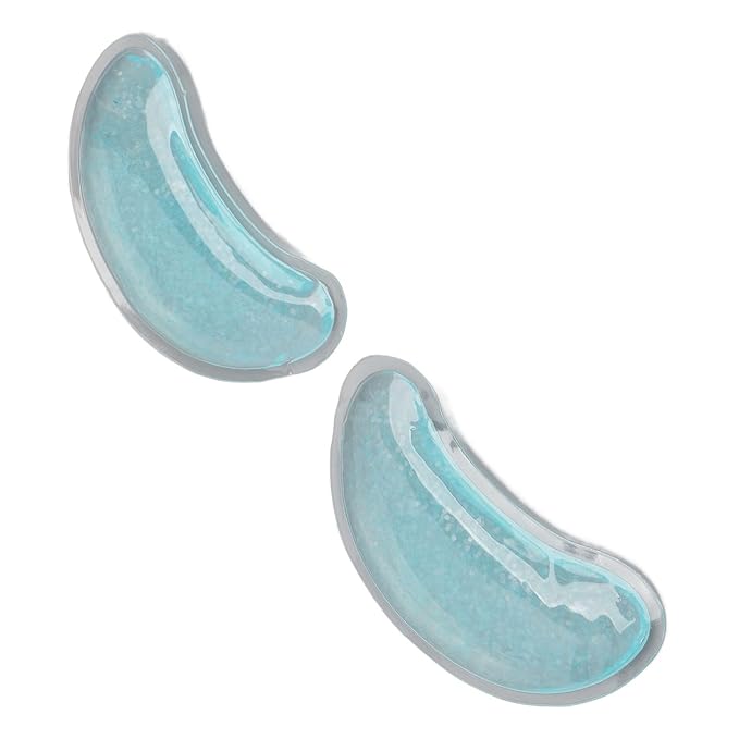 Jectse Gel Eye Pad, Reusable Cooling Eye Pads Gel Eye Mask Under Eye Gel Pads Hot Cold Treatment for Eye Strain Eye Swelling Eye Redness