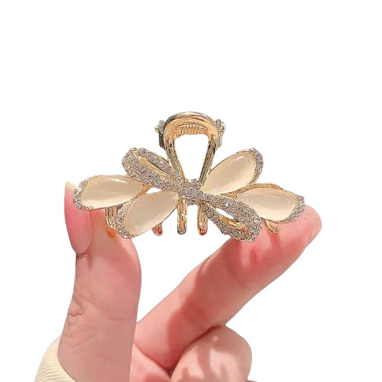 Haireve Cabin 8-piece Elegant Hairpin Set - Crystal/Pearl/Diamond/MetalHairpins, suitable for girls/teenagers, side hairpins, half-up hairpins, for bangs/updos/styling.(Combo A)