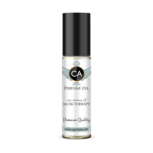 CA Perfume Impression of Musk Therapy Unisex Fragrance Oil Woody Floral Musk Scent Long Lasting Perfumes for Women & Men Travel Size TSA Ready Mini Parfum Body Oil Roll-on 0.33 Fl Oz 10ml