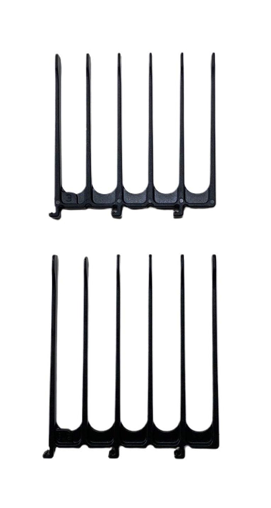 Scissor Clipper Over Comb - Barber Hair Cutting Tool with Jumbo Guide for DIY Home Haircuts (Black)