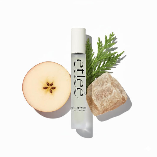 The Pistachio Eau de Parfum 0.34oz, Gourmand Floral Long Lasting Perfume With Vanilla, Amber, Musk, Sandalwood & Coconut, Layerable Luxury Fragrance for Women & Men for Everyday Wear