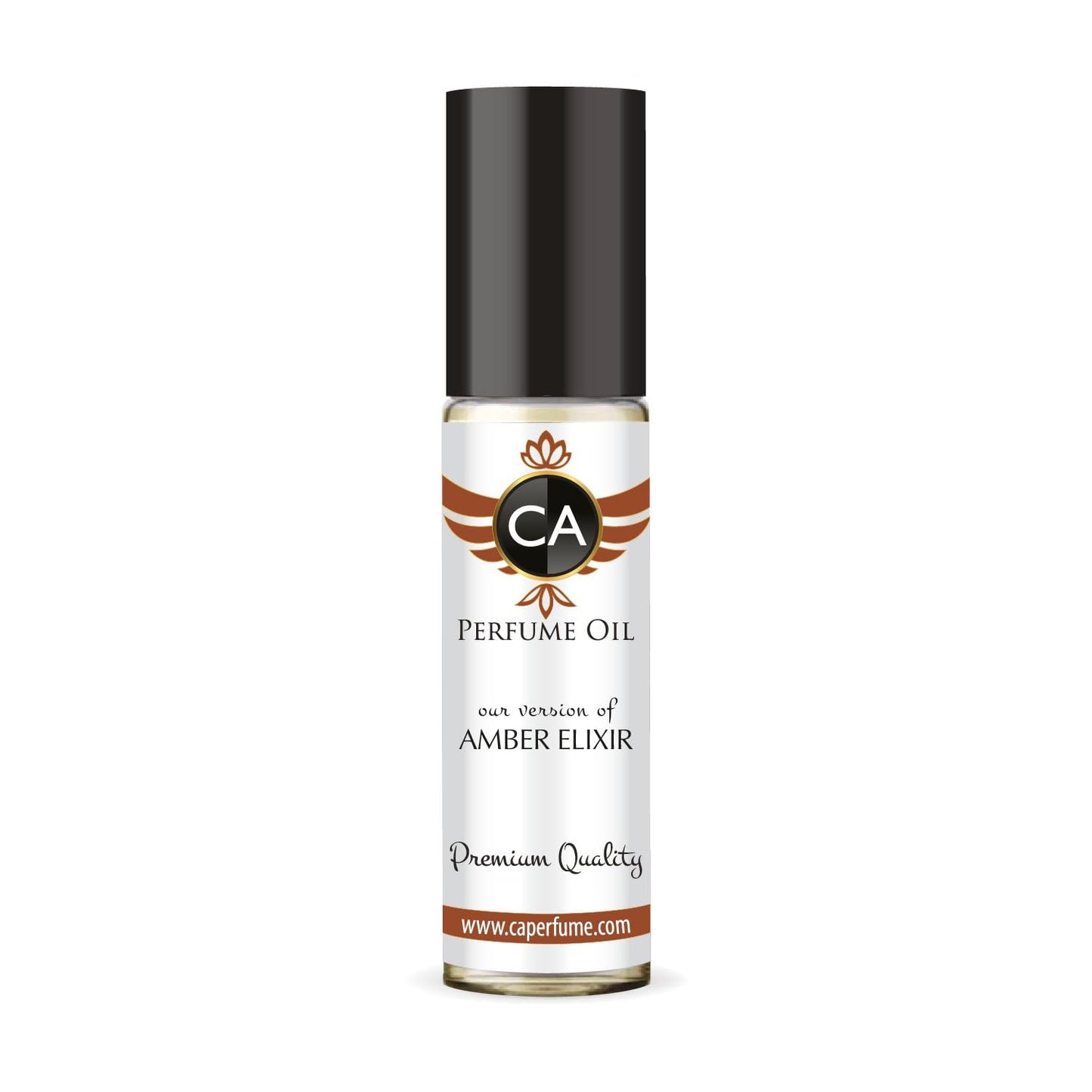 CA Perfume Impression of Amber Elixir for Women Fragrance Oil Amber Scent Long Lasting Perfumes for Women Travel Size TSA Ready Mini Parfum Body Oil Roll-on 0.33 Fl Oz 10ml