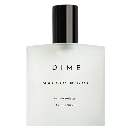 Dime Beauty Perfume Malibu Night, 1.7 oz / 50 ml - Light and Floral Musk Scent, Hypoallergenic, Clean Perfume, Eau de Toilette For Women