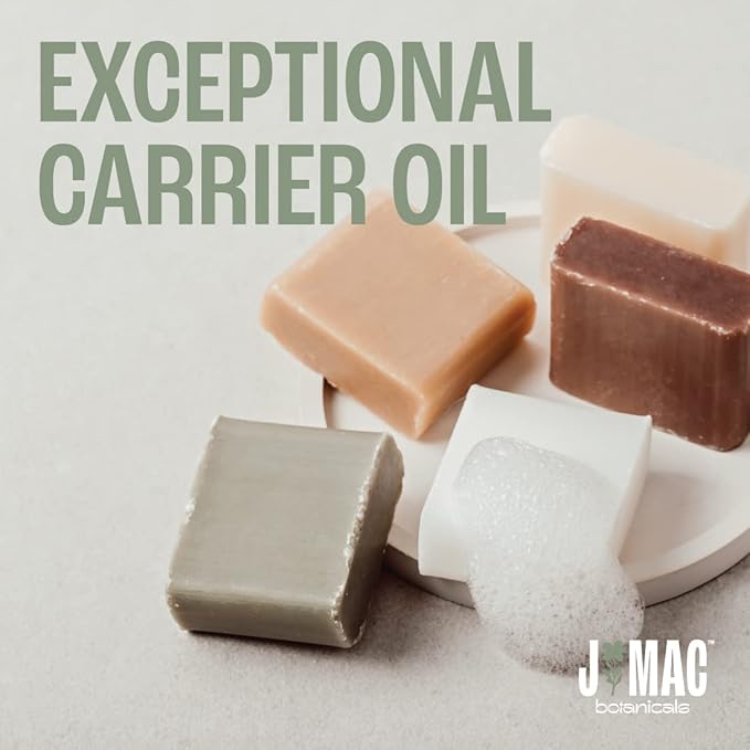 J Mac Botanicals, Organic Fractionated Coconut Oil (32 oz - 2 Pack 16 Ounce Bottles) Carrier Oil for diluting Essential Oils, Hair and Skin Conditioner, Massage