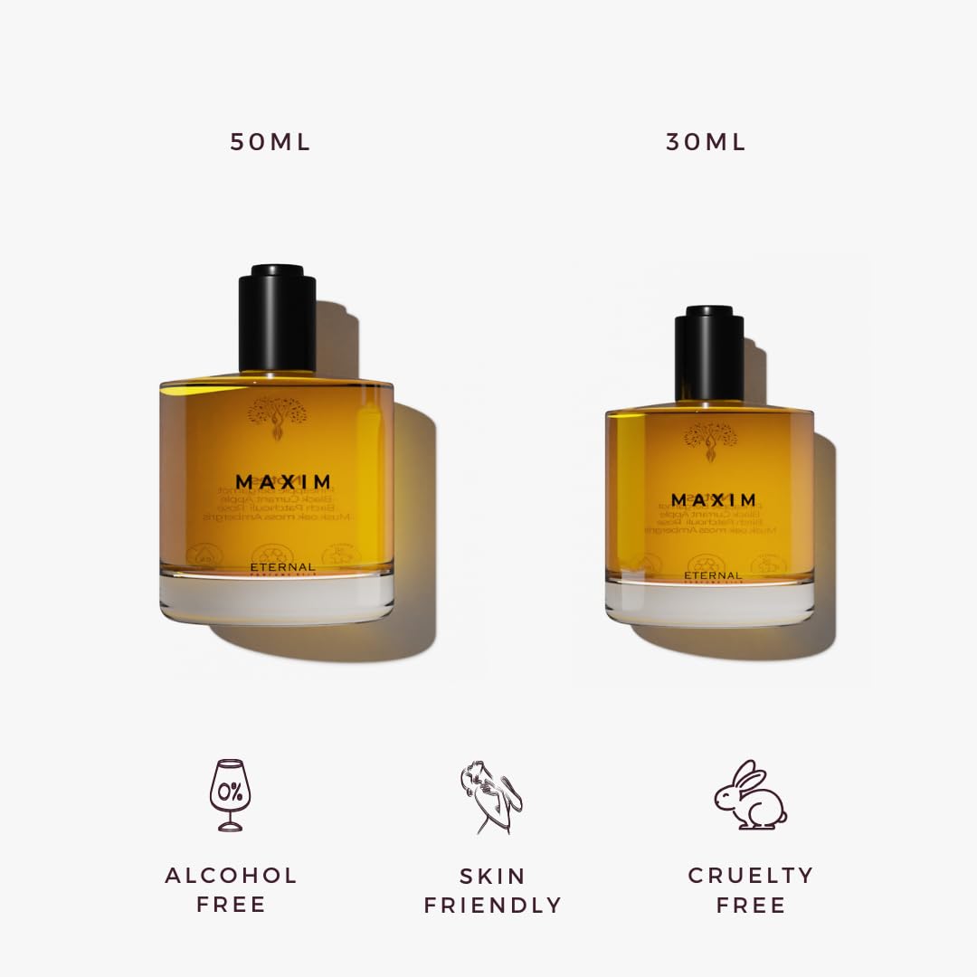 Eternal perfume oils - Maxim Perfume oil Inspired by A.v.e.n.t.u.s | Long Lasting Designer Perfumes for Men Fragrance 50ml with 30ml (Pack of 2)