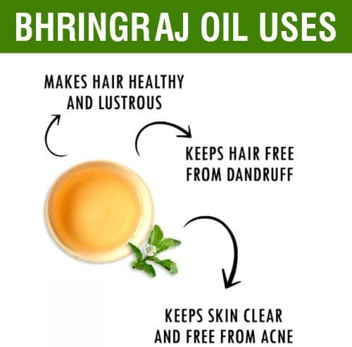 ﻿Salvia Bhringraj Oil (Eclipta alba) 100% Pure & Natural - Undiluted Uncut Cold Pressed Premium Oil Use for Aromatherapy, Skin Care & Hair - Therapeutic Grade (15ml (0.50 Fl Oz))