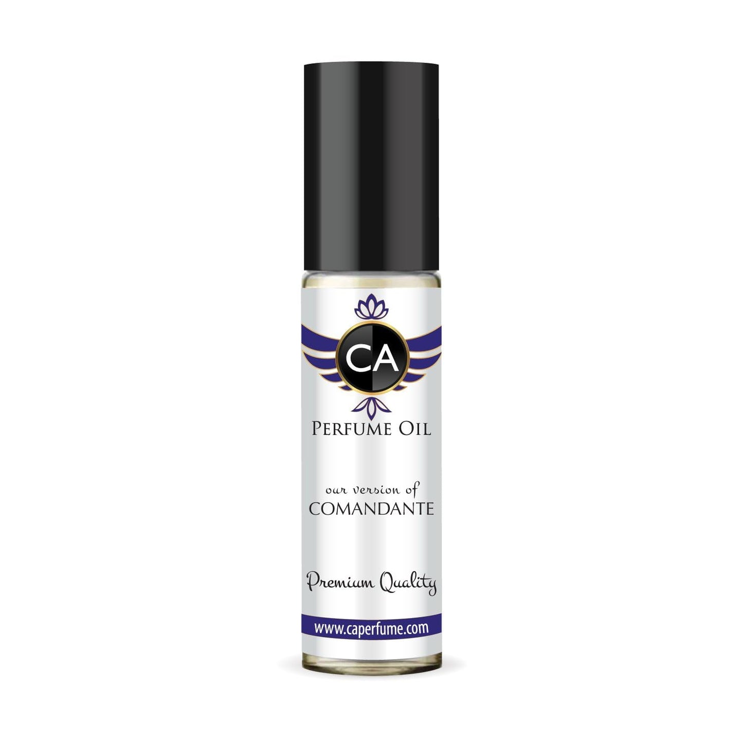 CA Perfume Impression of Comandante Unisex Fragrance Oil Aromatic Fruity Scent Long Lasting Perfumes for Women & Men Travel Size TSA Ready Mini Parfum Body Oil Roll-on 0.33 Fl Oz 10ml