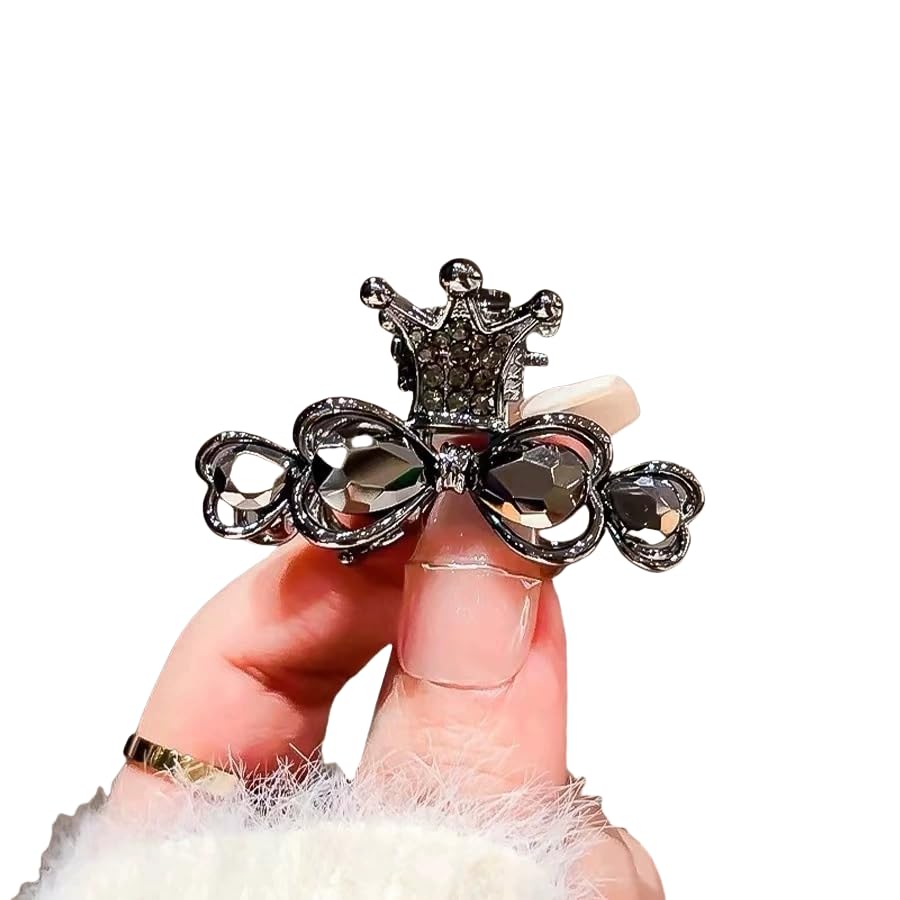 Haireve Cabin 8-piece Elegant Hairpin Set - Crystal/Pearl/Diamond/MetalHairpins, suitable for girls/teenagers, side hairpins, half-up hairpins, for bangs/updos/styling.(Combo A)