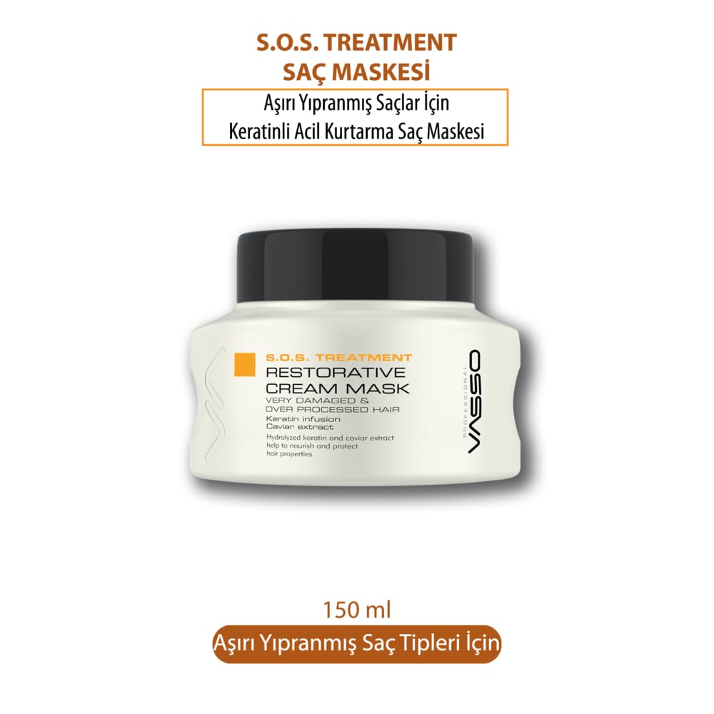 Vasso S.O.S TREATMENT RESTORATIVE CREAM MASK 150 ml