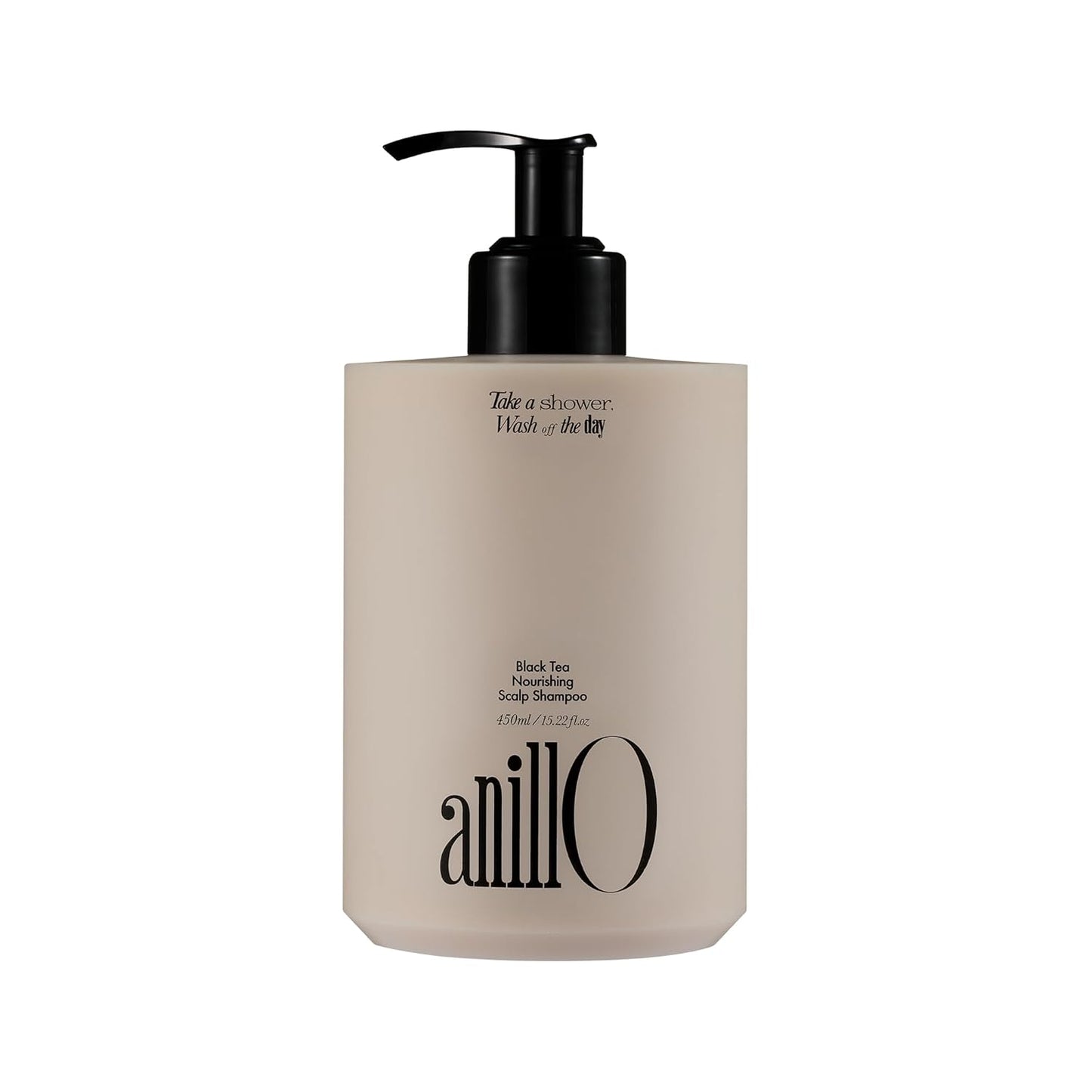 Vegan Nourishing Scalp Shampoo with Black Tea, Hyaluronic & Amino Acids to Strengthen Scalp Barrier, Creamy Woody Scent, Paraben, Sulfate & Silicone Free 450ml / 15.22 fl. Oz