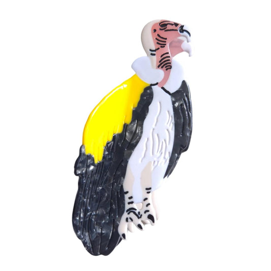 Cute Vulture Hair Clip,Acetate Hair Clip,Big Claw Clip for Women,Funny Hair Claw Clip