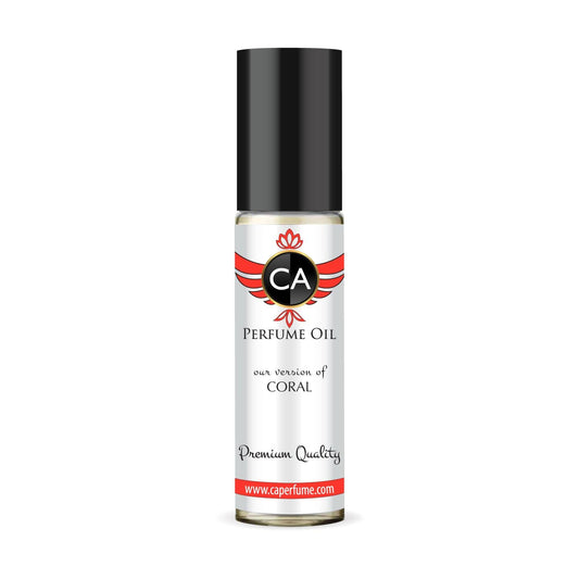 CA Perfume Impression of Coral for Women Fragrance Oil Floral Fruity Scent Long Lasting Perfumes for Women Travel Size TSA Ready Mini Parfum Body Oil Roll-on 0.33 Fl Oz 10ml