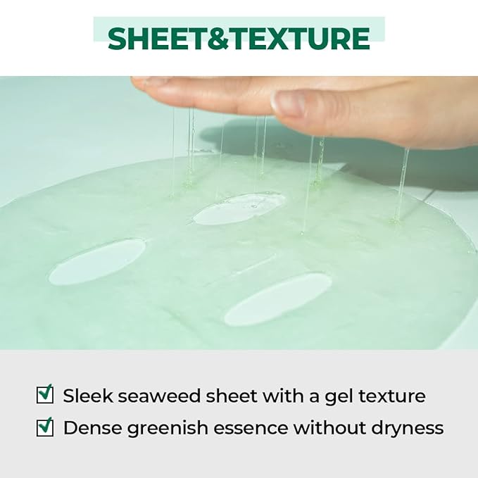 numbuzin No.1 Sheet Mask | Dewy Glow Spa Sheet Mask | Hydrating with 81% Jeju Cypress Water, Heartleaf Extract | Soothes, Revitalizes Sensitive Irritated Skin | Korean Skincare | 4 Sheets