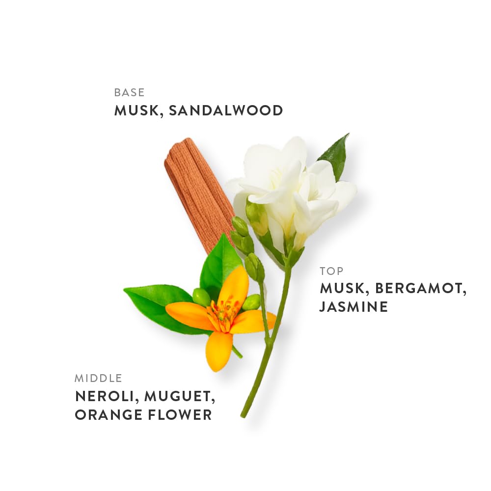 Woody & Musky Eau de Parfum 1.01oz, Long Lasting Perfume Inspired by Missing Person, Floral Woody Balsam Musk Notes With Citrus Bergamot, Jasmine & Sandalwood, Luxury Fragrance for Women & Men