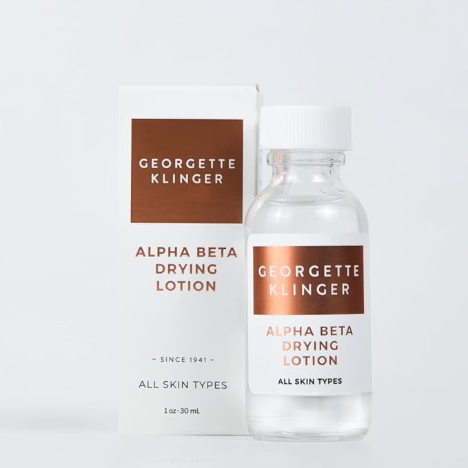 Georgette Klinger Alpha Beta Drying Lotion Powerful, fast acting spot treatment dries up and reduces acne blemishes overnight