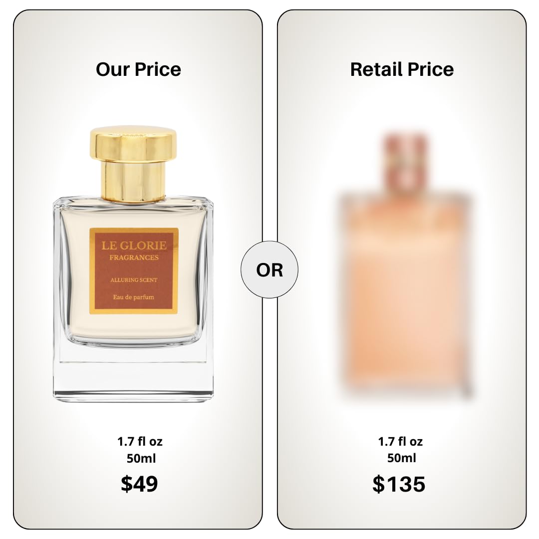 Alluring Scent EDP, Long Lasting 12-14 Hours Perfume Spray for Women, All Skin Types, Cruelty Free - 0.33 oz 10ml