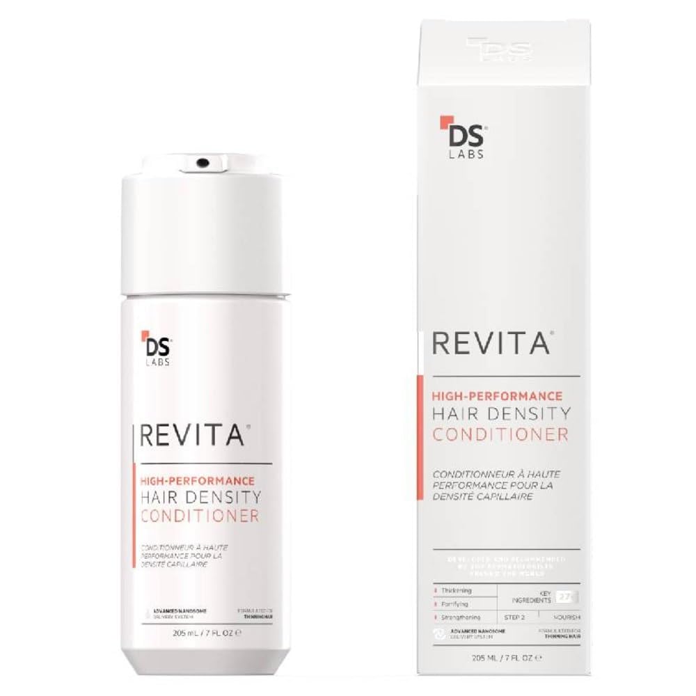 DS Labs Revita Conditioner, 205 mL – Scalp Refreshing Hydration for Fuller Looking, Weightless Hydration, Caffeine, Turmeric, Sulfate & Silicone Free, Color Safe, For Men & Women
