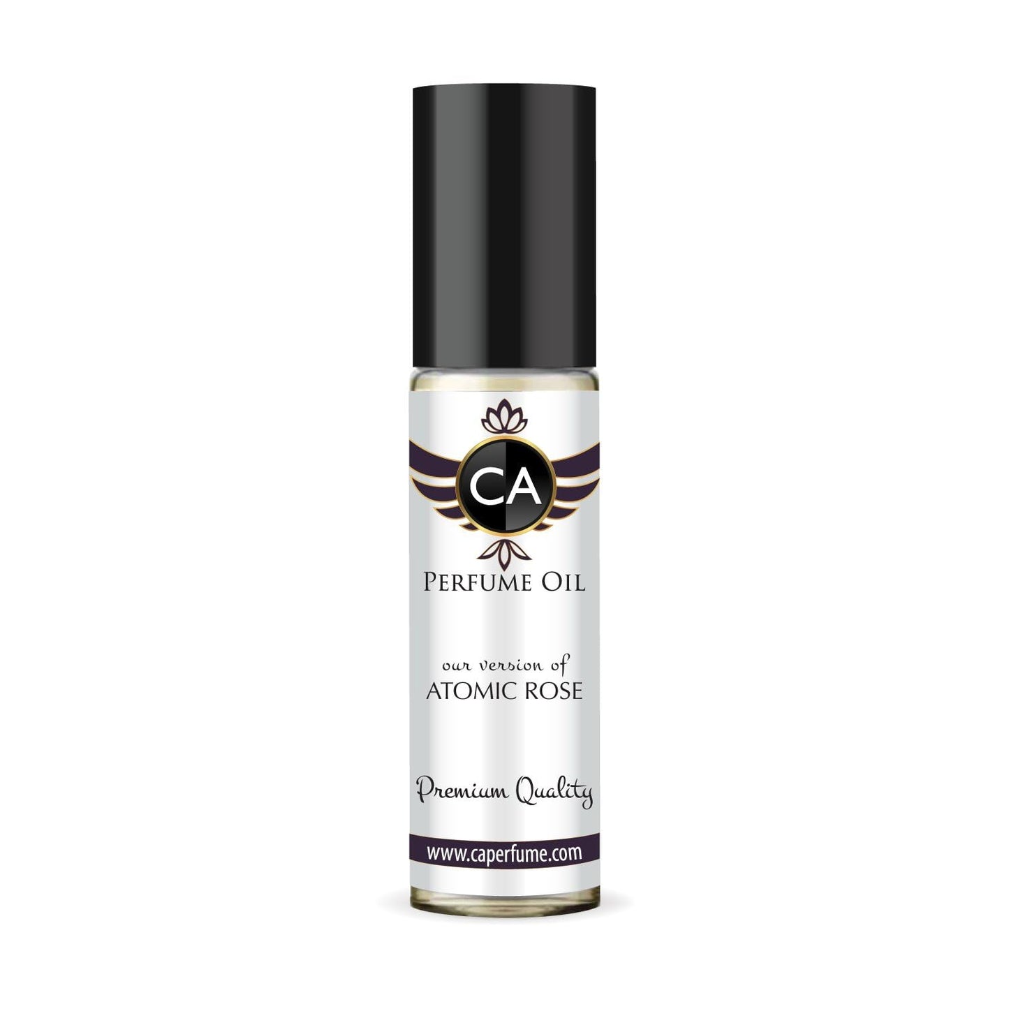 CA Perfume Impression of Atomic Rose Unisex Fragrance Oil Amber Floral Scent Long Lasting Perfumes for Women & Men Travel Size TSA Ready Mini Parfum Body Oil Roll-on 0.33 Fl Oz 10ml
